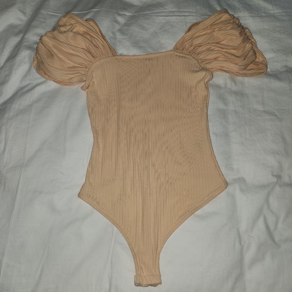 Free People Peach Bodysuit